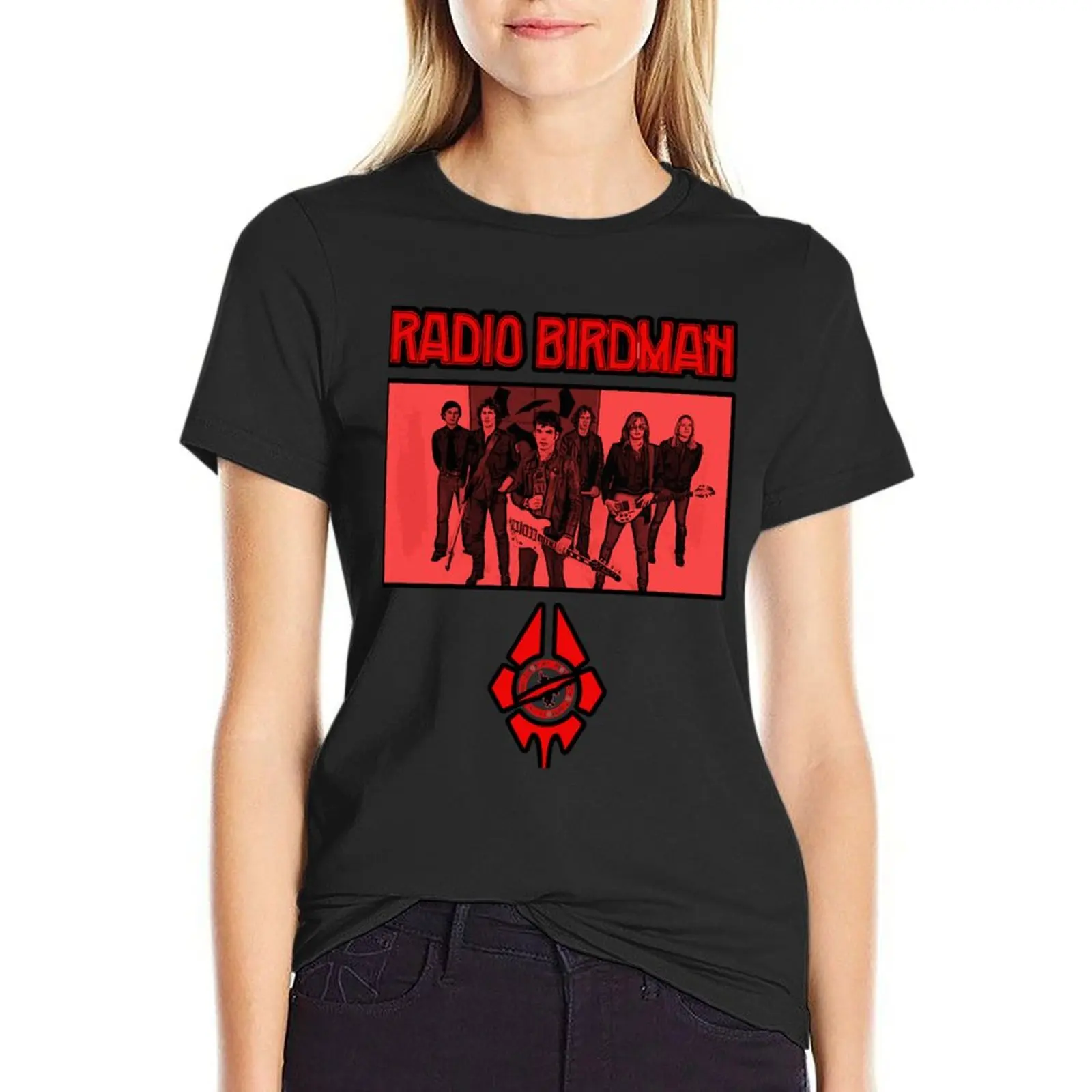 radio birdman australian punk rock T-Shirt animal prinfor aesthetic clothes cat shirts for Women