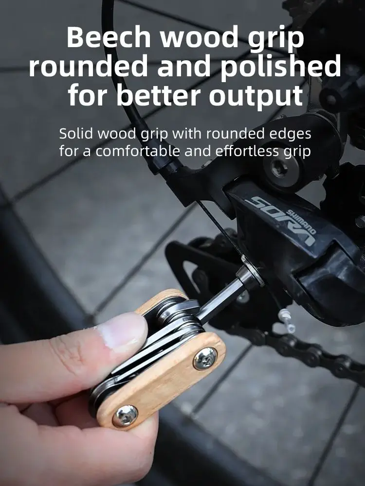 AliExpress NONE Multifunctional Bike Repair Tools 8 In 1 Road Bicycle Allen Wrench High Strength Steel MTB Tools Bike Accessories
