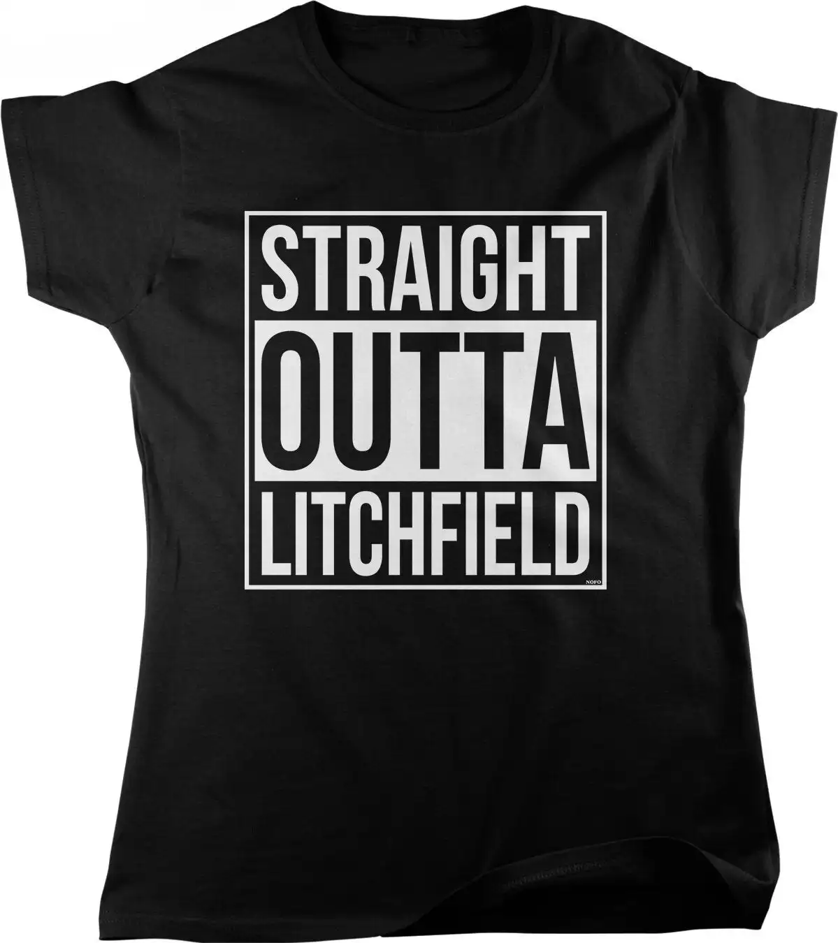 Straight Outta Litchfield dames T-shirt HOOD_02798