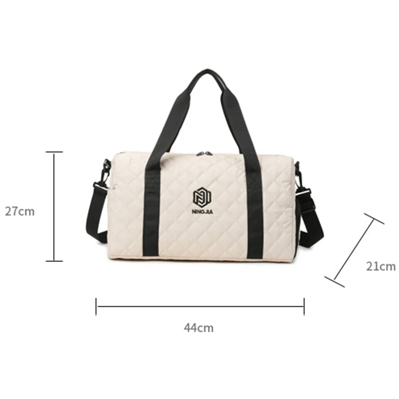 Bolsas de viaje de gran capacidad para mujer, bolso de mano impermeable, bolsas de lona de viaje para Yoga, bolsas de Fitness con compartimento para zapatos