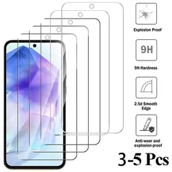 protector pantalla para Samsung A55 cristal templado para Samsung A54 Protector de pantalla para Samsung Galaxy A55 A54 A14 A35 A34 A51 A52 A52S lamina de vidrio samsung a55 mica samsung a54