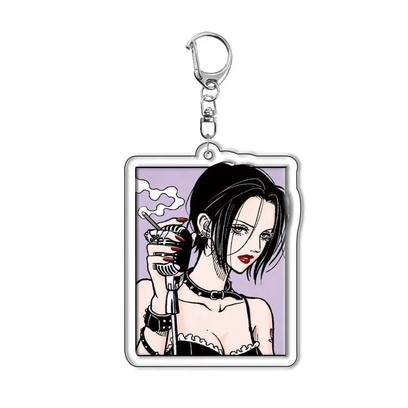 Anime Nana Manga Osaki Schlüssel anhänger Halter cool ai Yazawa Cartoon Figuren Auto Schlüssel ringe Cosplay Otaku Punk Anhänger Schlüssel Schmuck