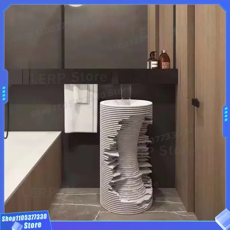 White Marble Base Highly Polished High Quality Manufacturer Solid Stone Pedestal for Home Decor Display Stand Modern Design