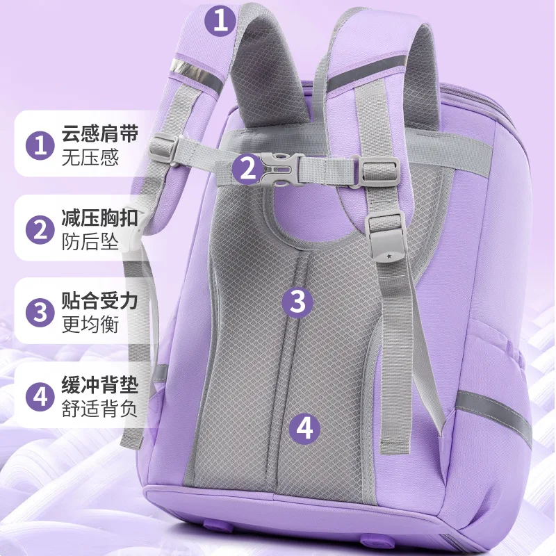 Sanrio Kulomi's new cartoon student schoolbag Yugui dog comfortable burden reduction ridge protection children's backpack