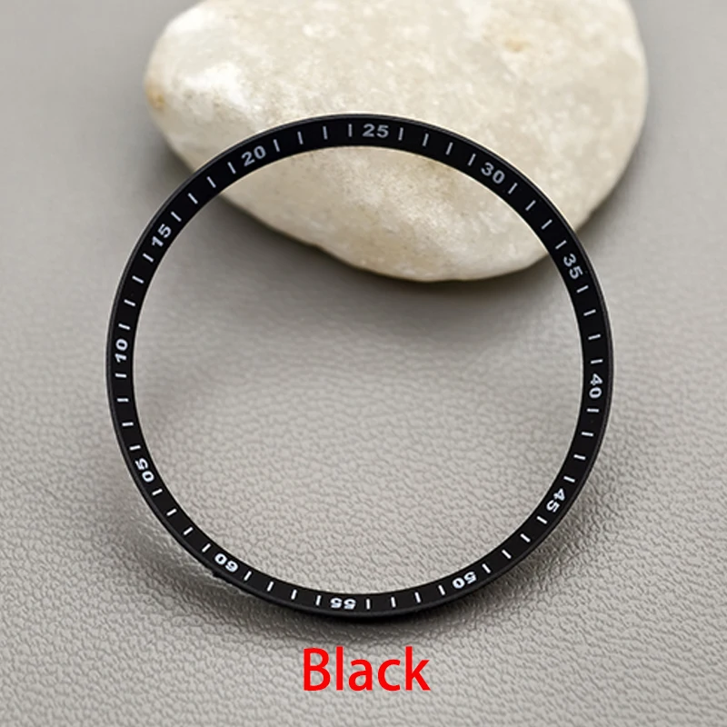 وزارة الدفاع 30.5 مللي متر ساعة الفصل خواتم صالح SKX007 SKX009 SRPD ساعة حالات البلاستيك الحلقة الداخلية NH35 NH36 ساعة يد تعمل بالحركة أجزاء استبدال