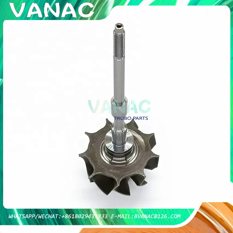 GT17 434533-0006 434533 434533-6 37.50/43.00mm 9 blades turbo wheel/turbine wheel& shaft/turbine shaft wheel for turbocharger