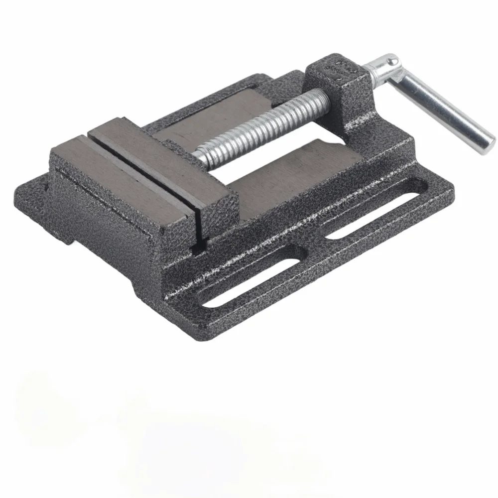 Accurate 3 Inch Drill Press Vise Black Steel Bench Vise Table Vise Home Maintenance