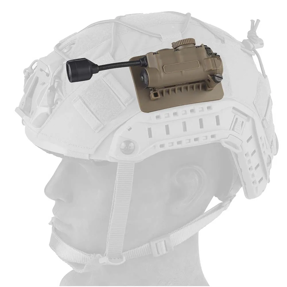 

Tactical Helmet Lamp Head Lantern Red Green Blue White IR Light LED Strobe IFF Outdoor Hunting Flashlight Airsoft Gear