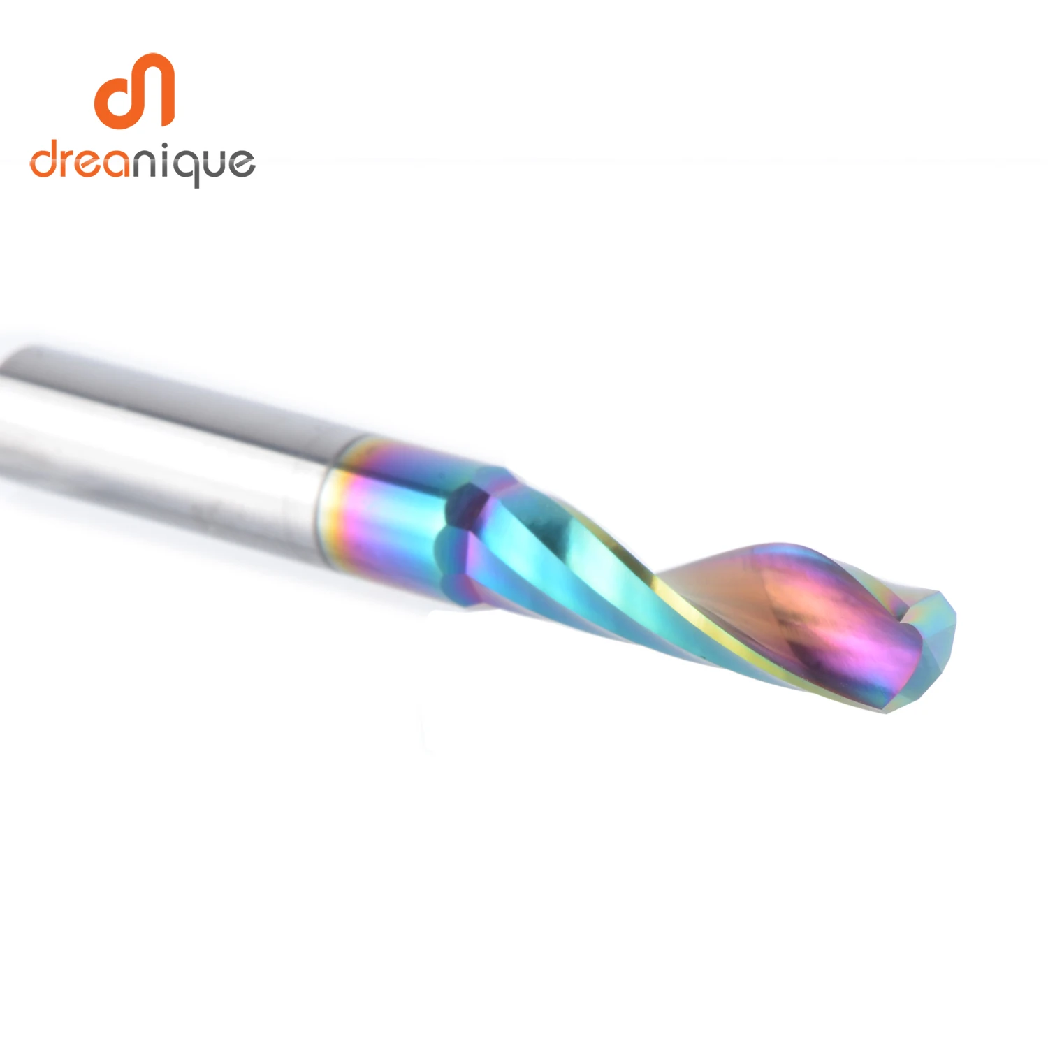 Imagem -05 - Peça Fresa Espiral de Carboneto de Flauta Única Aaaaa 3.175 mm Moinho de Alumínio Cnc Gravura 3d Carpintaria Revestimento Acrílico Dlc 1