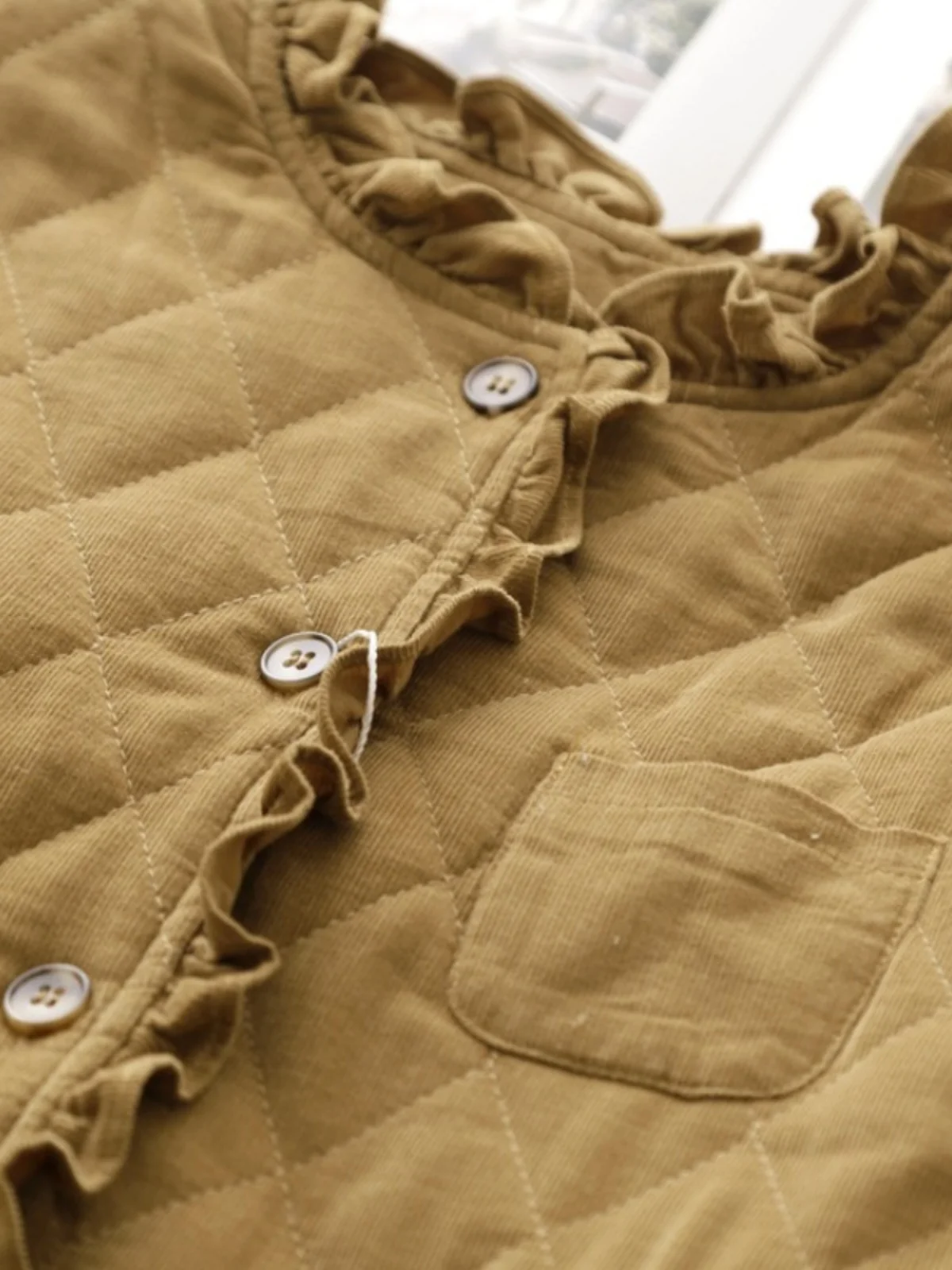 الخريف الشتاء سروال قصير سترة تنورة Sle الدفء المرأة حجم كبير الملابس الخشبية شيك Svel Dr Commute خمر L...