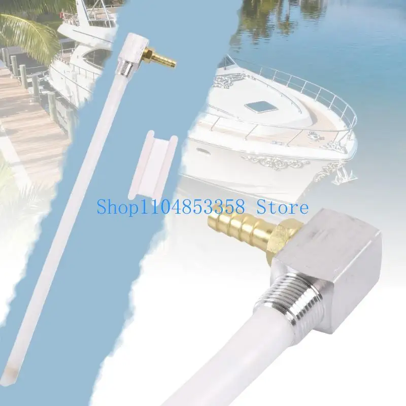 652F Quick Install Marine Transfer Hose Brass Reinforced Modified Nylon Construction To Engine Delivery