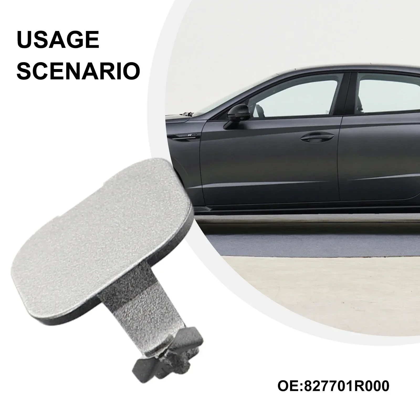 Car Door Armrest Screw Plug Cover 827700U000S4 827701R000 Door Inner Handle Cover For Hyundai For ACCENT For SOLARIS 2010-2016