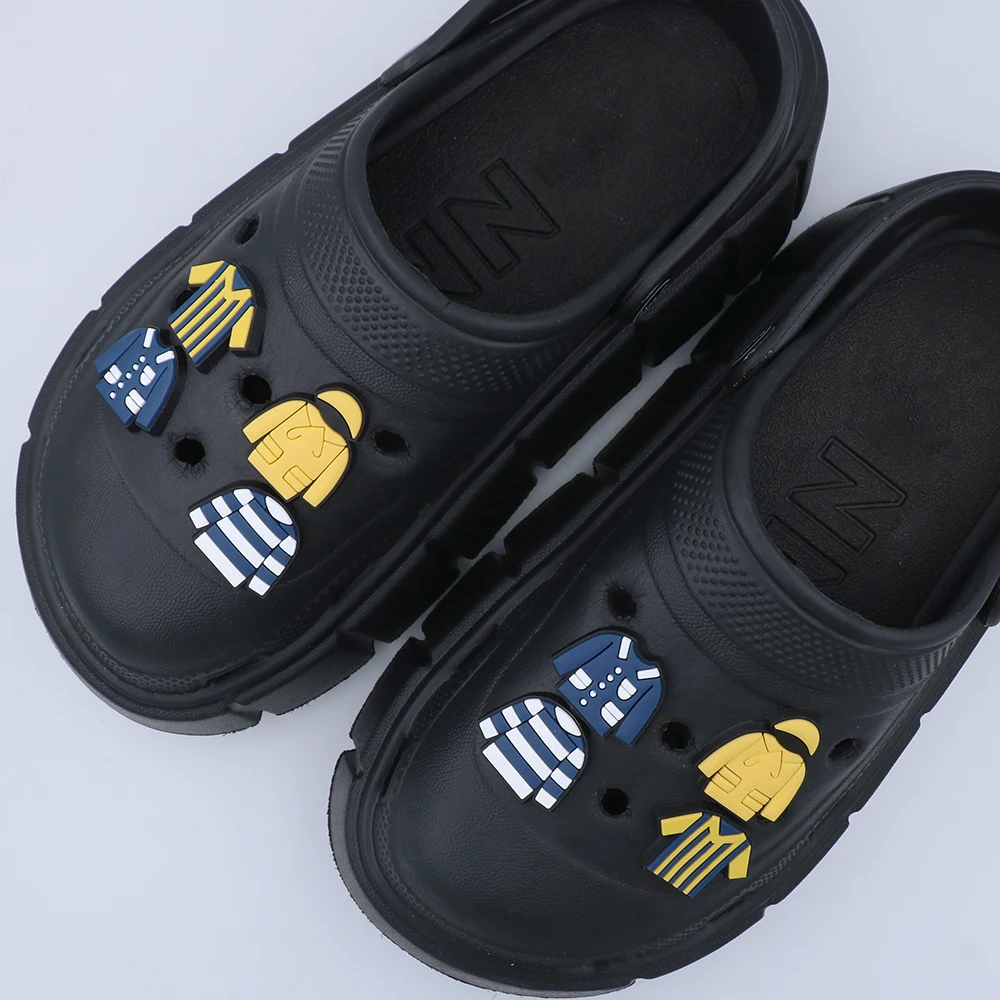 1 Piece Shoe Accessories Charms Cute Cartoon 4 Types Optional Tops Pvc Ornament Raincoat Shoe Decoration Buckles Adult Gift