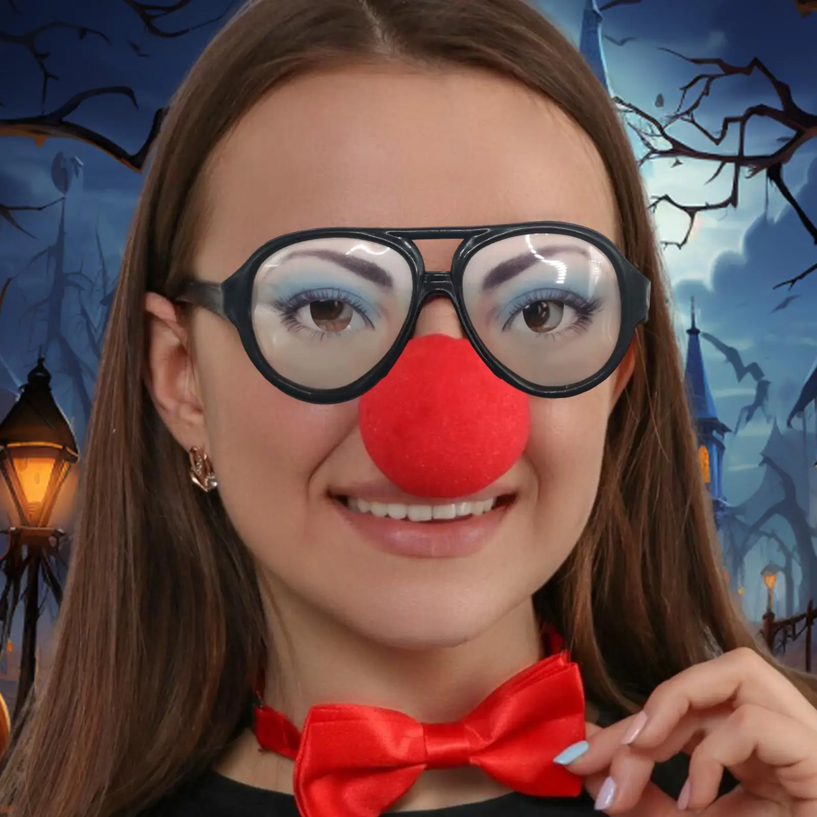 

Prank Disguise Eyeglass Male and Female Eyewear for Pranks Unique Appearance Parties Accessory for Family Reunion Halloween