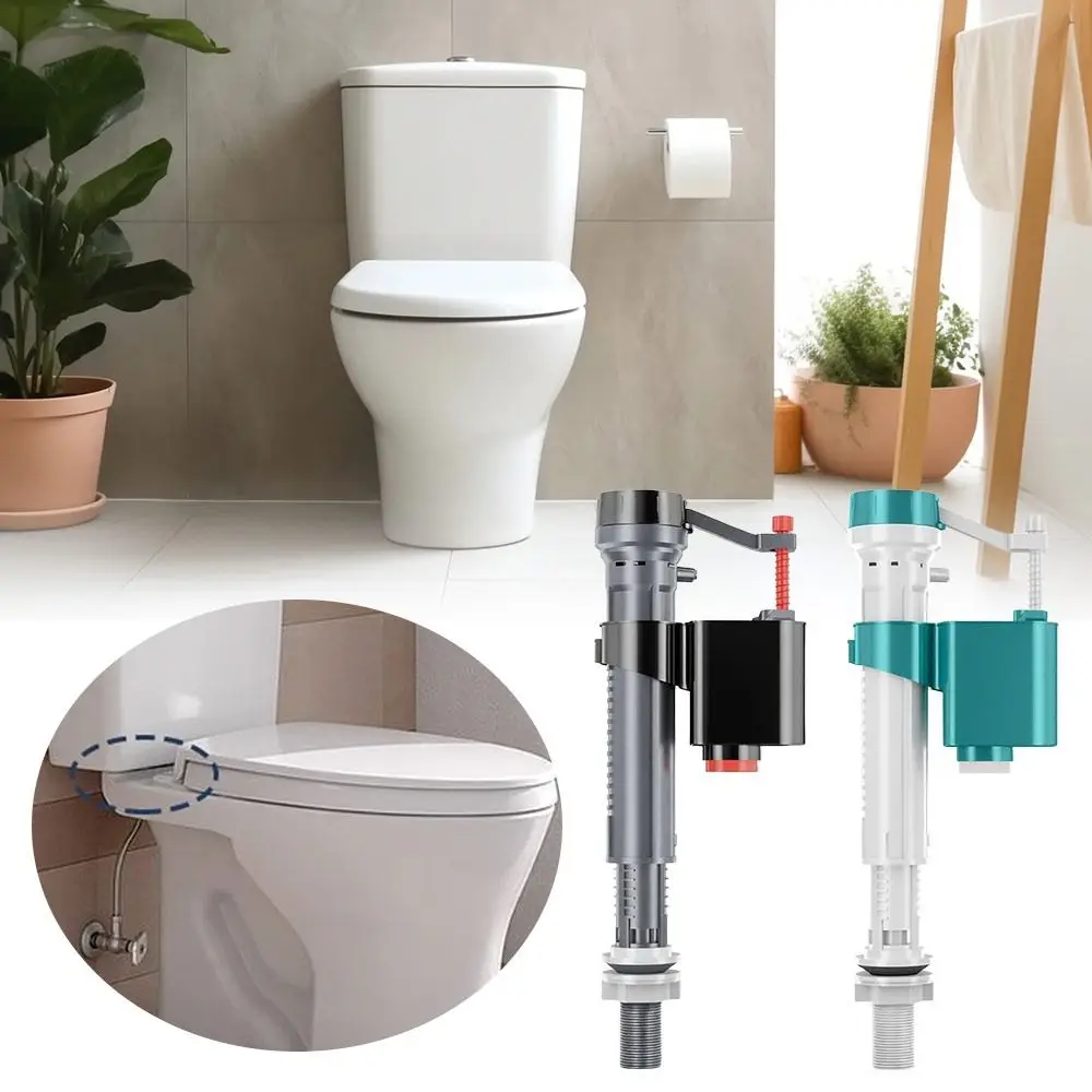

Adjustable Toilet Cistern Fill Valve Replacement Dual Flush Toilet Float Valve Silent Bottom Siphon Water Tank Inlet Valve
