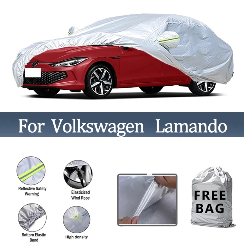 

For Volkswagen Lamando Car Cover Outdoor Protection Covers Snow Sunshade Waterproof Dustproof Exterior UV Car Accessories