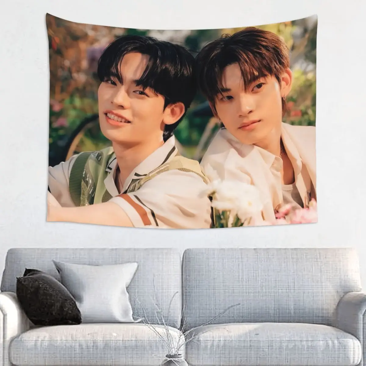 Porteetee Teeteepor Thai TV Your Sky Duang with You Drama Stills Background Hanging Wall Cloth Home Wall Decor Art Tapestry