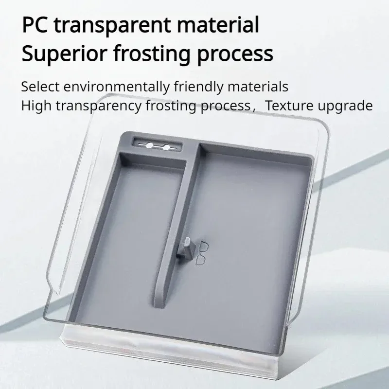 صندوق تخزين التحكم المركزي لسيارة تسلا موديل 3 هايلاند 2024 صندوق مسند الذراع الشفاف حقيبة للتخزين منظم اكسسوارات السيارات ABS