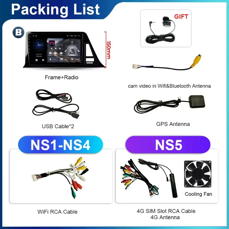 Android15 Car Radio For Toyota C-HR CHR 2016 - 2020 LHD Wireless Carplay GPS Navigation Autoradio Multimedia Video Stereo Player