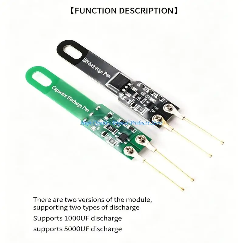 U2JE 2Pcs Capacitor Discharge Pen For High Voltages Applications In Electronics And Appliances