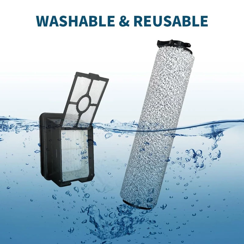 AA49 1 комплект для беспроводного пылесоса Bissell Crosswave HF3 3649A, сменная модель, роликовая щетка и фильтры HEPA
