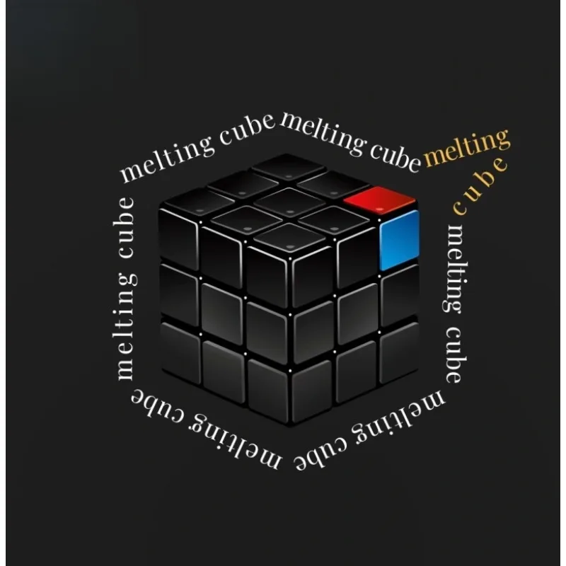 

Melting Cube Gimmicks Close Up Magic Tricks Stage Illusion Mentalism Street Bar Trick Magia Props Ultra-Visual Beginner Magician