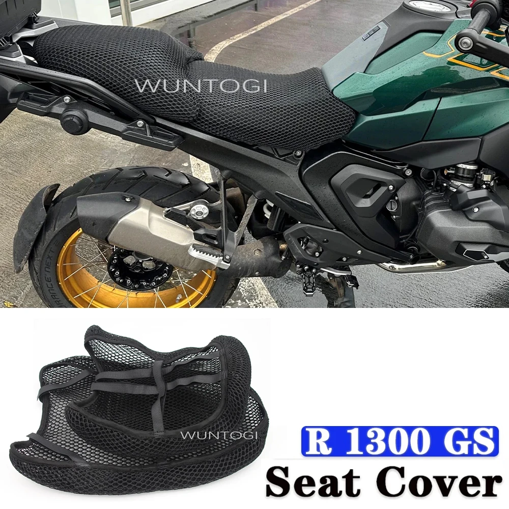 R1300 GS 3D Mesh Atmungsaktive Kissenbezug R 1300 GS Zubehör Für BMW R1300 GS R1300GS 2024- Motorrad Sitzbezug