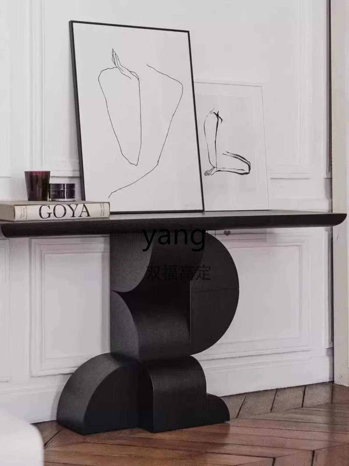LH  Minimalist Creative Entrance Desk Case Desk Entry Door Entrance Cabinet