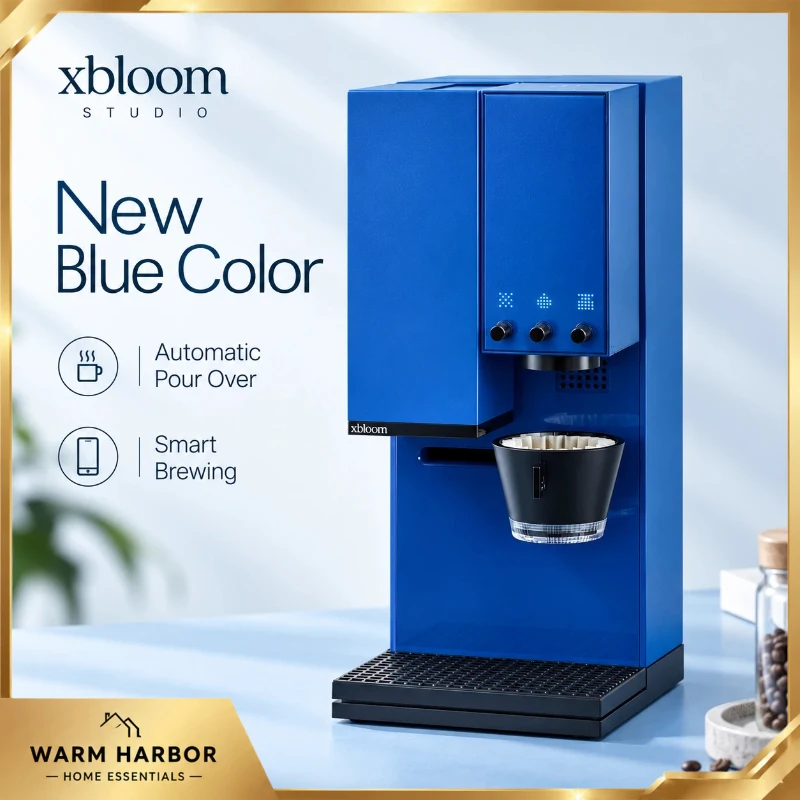 Xbloom Studio Automatic Pour Over Coffee Machine Piano Blue New Color Smart Brewer Grinder Dripper Home Barista Brewing System