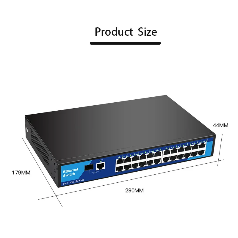 Imagem -06 - Adaptador Switcher de Rede Hub Rj45 Ferro Internet Splitter Gigabit 10 m 100m 2-port Gigabit 1sfp Game Gigabit Switch Ethernet Smart Network