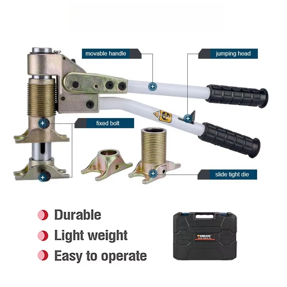 

Emeads PEX-1632 20.00kg Automatic Hydraulic Crimping Tool Labor-Saving Work Efficiently