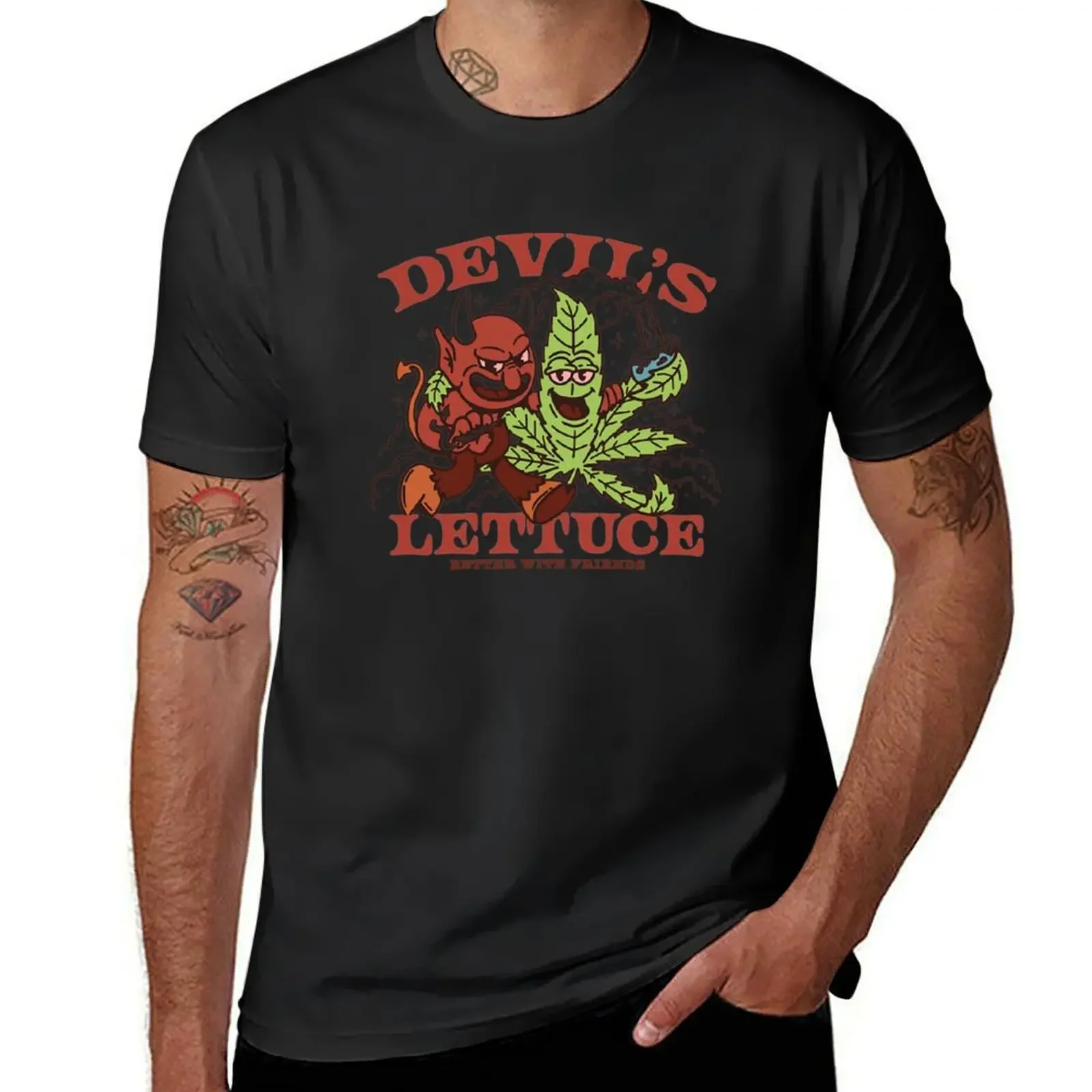 

Devil's Lettuce T-Shirt vintage t shirts funny meme t-shirts essential t shirt tees mens graphic t-shirts anime