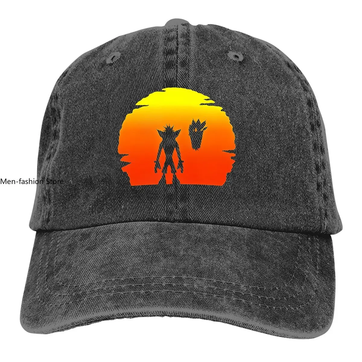 Summer Cap Sun Visor retro game Hip Hop Caps Crash Bandicoot Cowboy Hat Peaked Hats