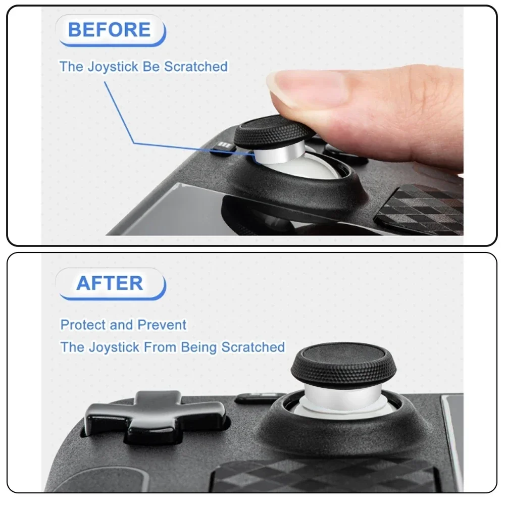 12/2X Joystick Protector Rubber Invisible Elastic Protective Ring for Playstation Portal Steam Deck ROG Controller Cover Ring - view 3