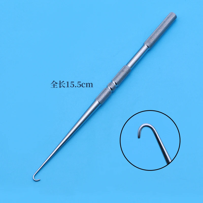 Single claw hook, gold handle, ball head hook, nasal surgical instrument, right angle sharp head, blunt head, skin hook