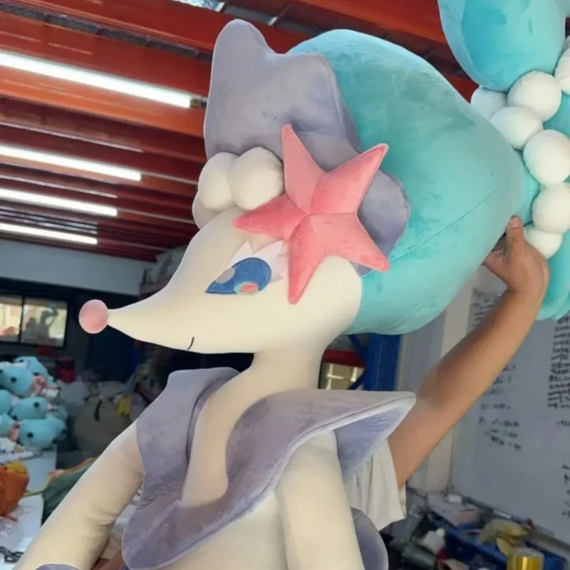 180cm PokéMon Primarina Life-Size Fluffy Style Soft Anime Action Figure Trendy Doll Ornament Decoration Toy Halloween Gift