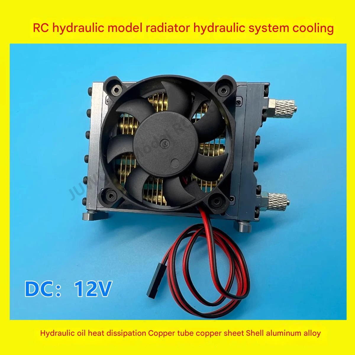 

1/14 RC Hydraulic Model Radiator Hydraulic Model Parts Hydraulic System Cooling Full Copper Heat Sink RC Hydraulic Radiator Toys