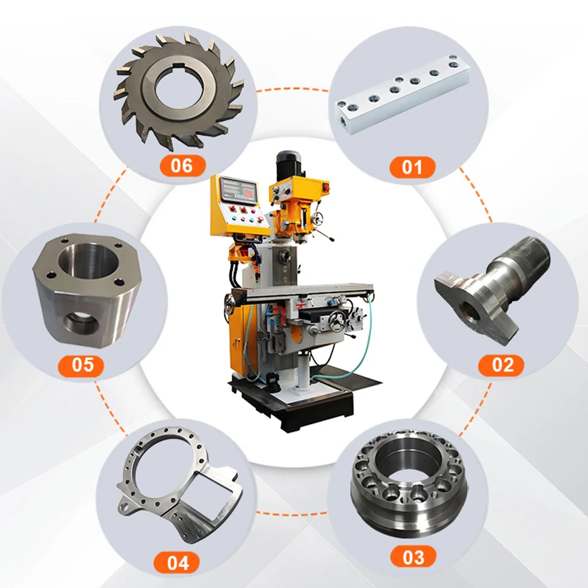 آلة طحن صغيرة ZX6035 عالية الجودة فرش السيارات طحن المعادن سطح المكتب آلة طحن صغيرة