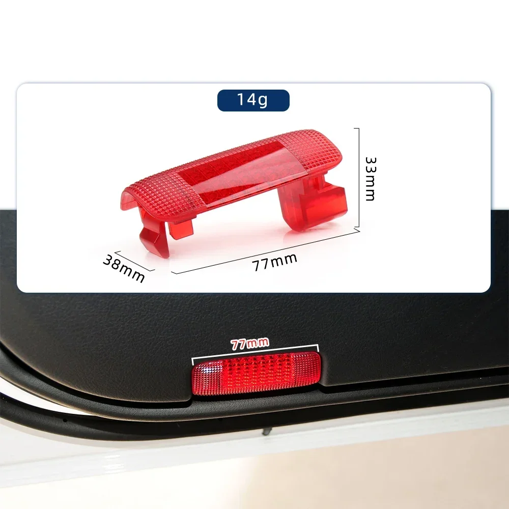 For Toyota Prado Land Cruiser Car Door Lamp Shade Door Light Cover 81911-28020 For Camry Previa Alphard Warning Light Red Light