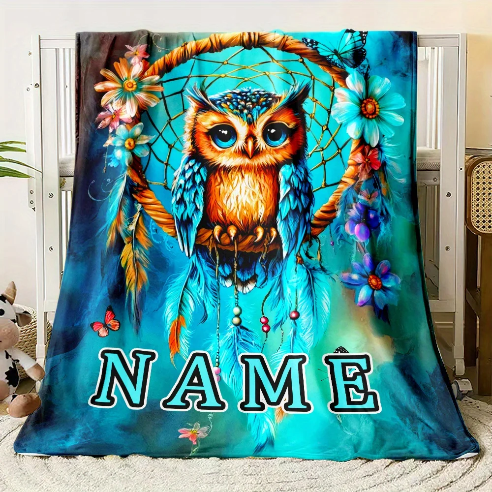 

A Dream Net owl blanket, suitable for sofa beds, travel living rooms, office sofas, and adult novelty party gifts