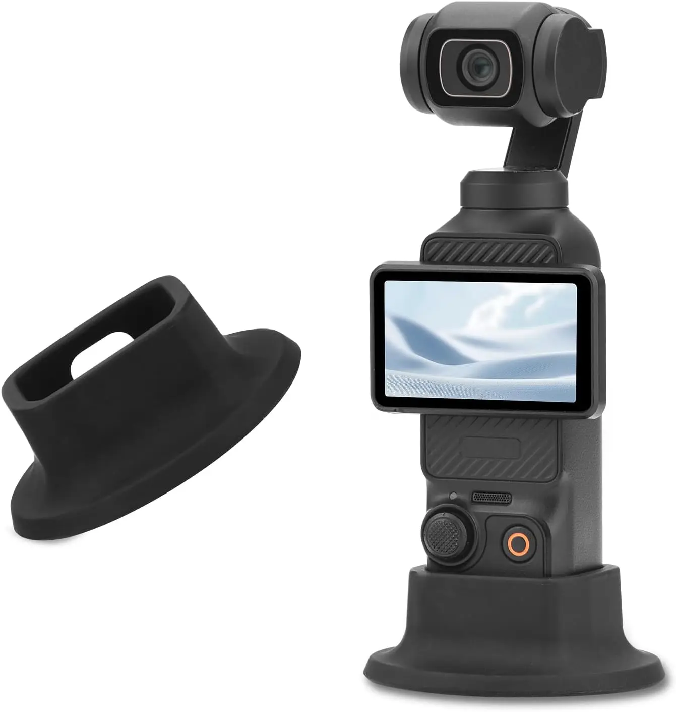 CoverJoy Desktop Mount for DJI Osmo Pocket 3 Non-Slip Base with Charging Opening Portable Stand Holder