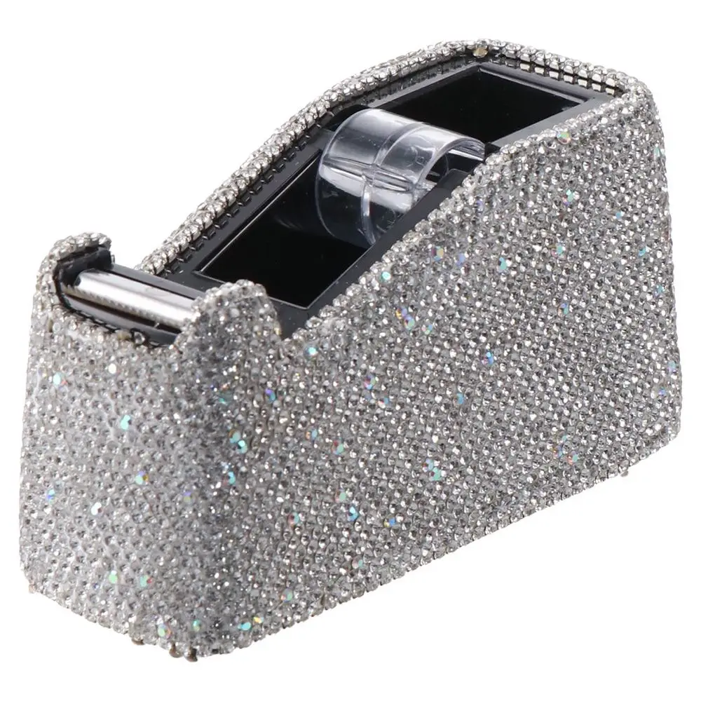 Diamond Crystal-Distributeur de ruban adhésif, blanc, robuste, pour bureau