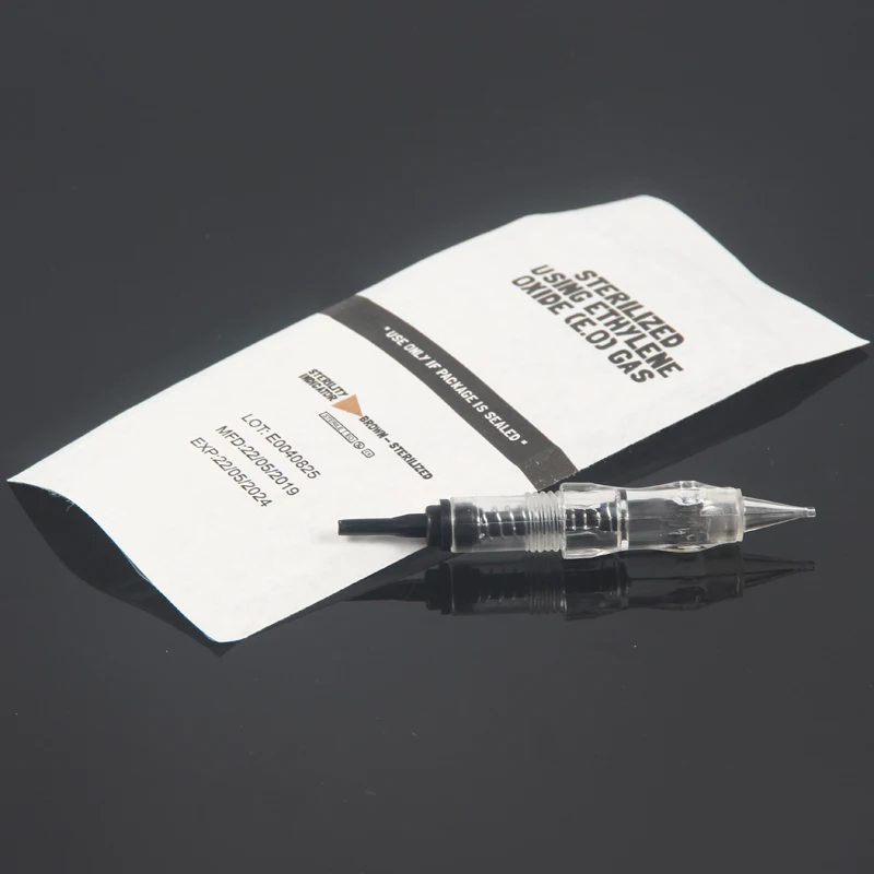 50PCS Revolution Permanent Makeup Cartridge Needles 0.18/0.3MM For Black Pearl Eyebrow Tattoo Machine