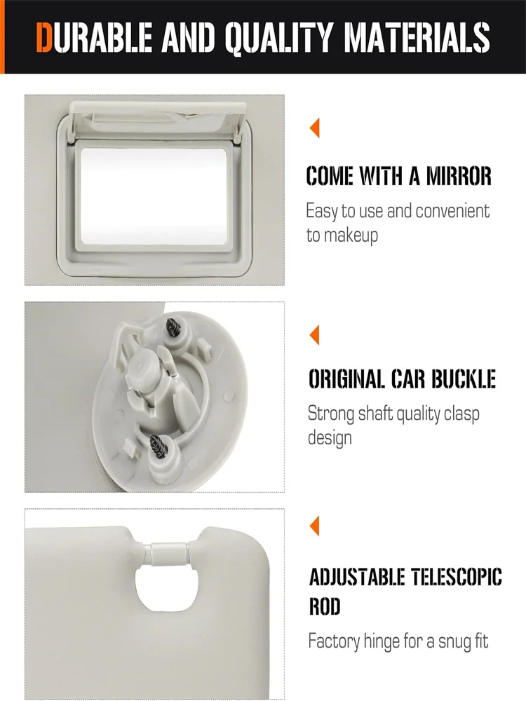 

Автомобильный солнцезащитный козырек для Chevrolet Sonic 2012-2020 Spark 2011-2022 Cruze 2009-2014 Aveo 2011 2012 2013, аксессуары 1902132 P95327509