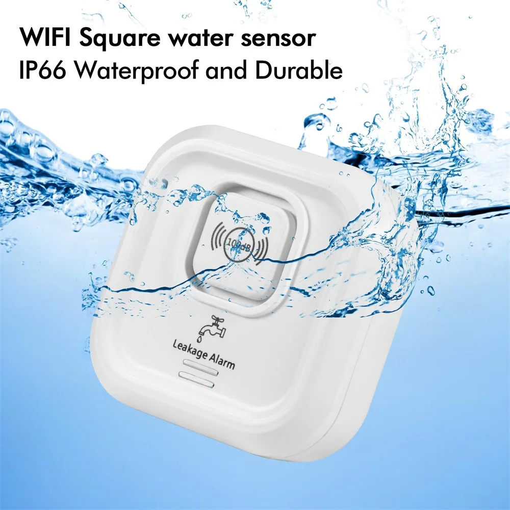 KERUI 100db Tuya Smart WIFI детектор утечки воды датчик утечки воды для защиты дома