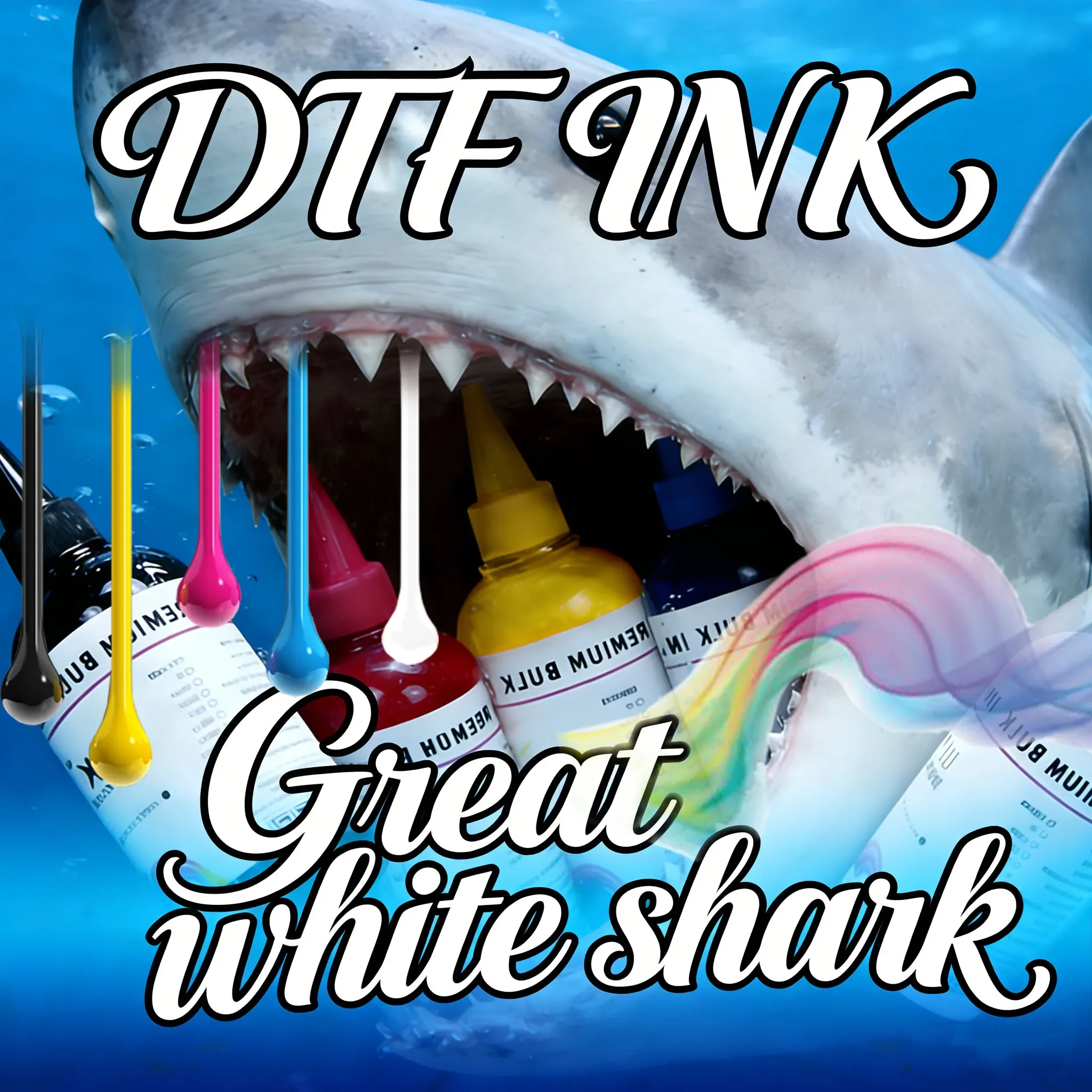 

1500ML DTF Transfer PET Film Ink for All DTF Printer P800 P600 DX5 XP600 i3200 1390 L805 L1800 XP15000 Bright Color