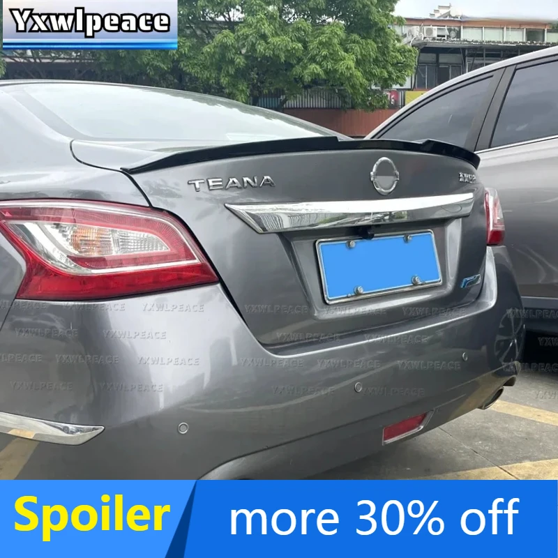 Spoiler bagasi belakang Nissan Teana / Altima 2013 2014 2015 kualitas tinggi bahan ABS warna Primer aksesori Kit bodi Spoiler bagasi belakang