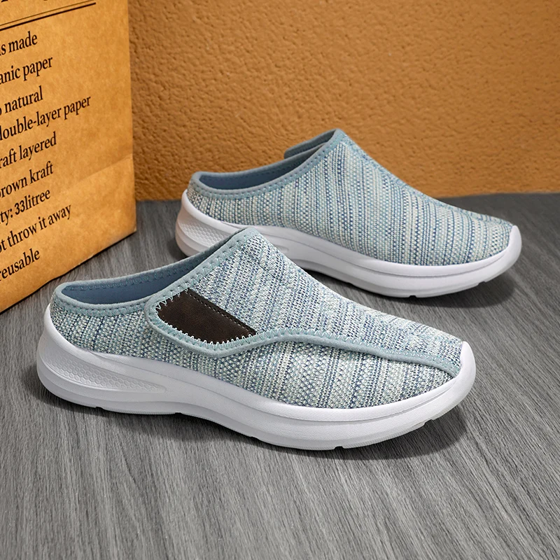 Cotton Slippers Spring and Autumn Indoor Slippers Warm Plush Home Shoes Anti Slip Couple Slippers Flat Shoes Man Barefoot Shoes