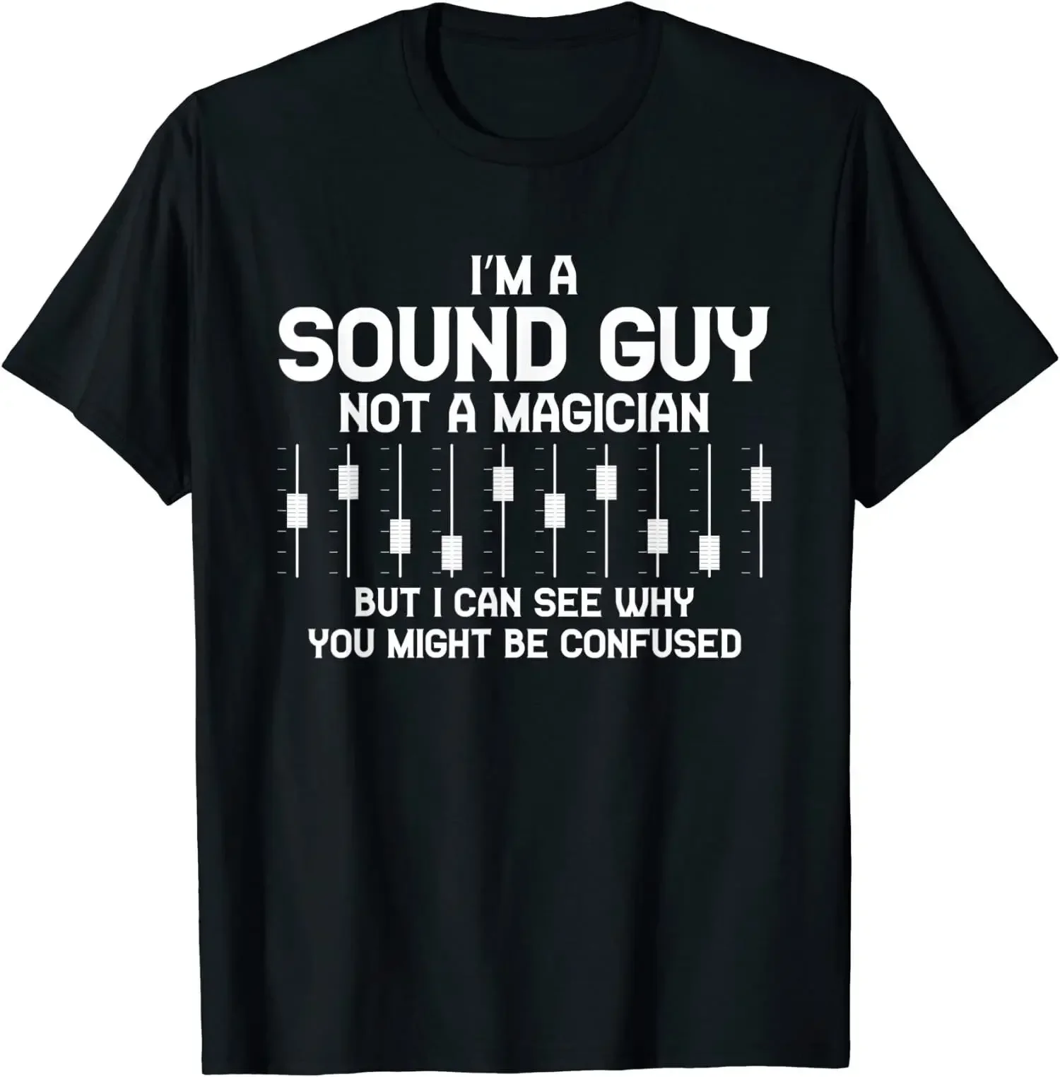 Sound Engineer printed casual T-shirt Everyday comfortable short-sleeved top crew neck summer wear for both men and women