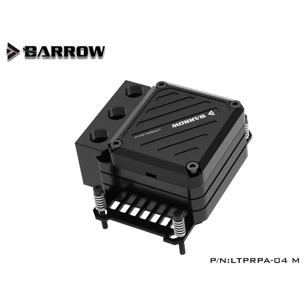 Barrow 인텔 AMD 플랫폼 POM 아크릴 CPU 워터 블록, 10w 펌프 저장조 통합 LTPRK-04I M LTPRP-04I M LTPRPA-04 M